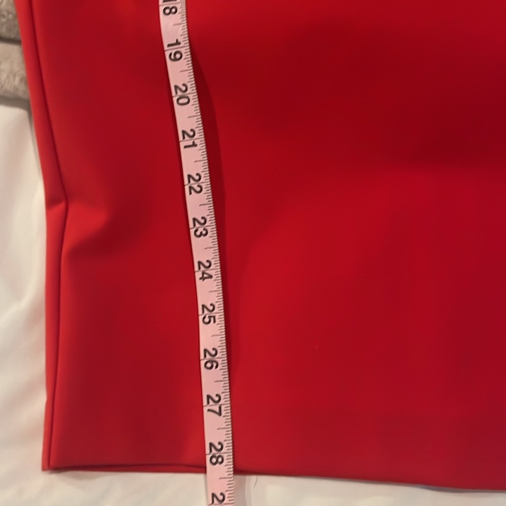 Boden Bright Red Pencil Skirt - Picture 6 of 7